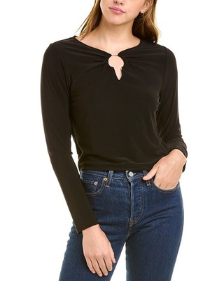 

Женский топ Bcbgeneration Keyhole Top, Черный