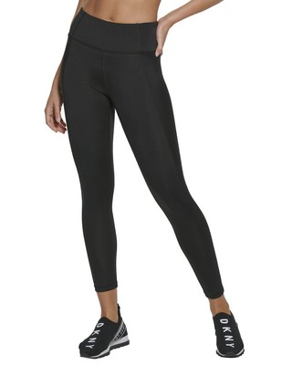 Ультракомпрессионные женские брюки Dkny с завышенной талией 7/8 в обтяжку L
