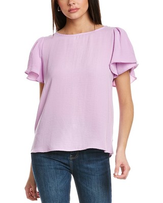 

Женская блузка из мятого газа Vince Camuto размера, Soft iris