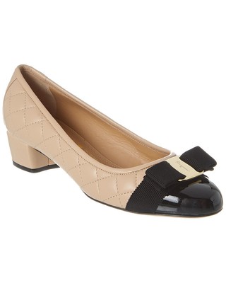 Женские туфли-лодочки Salvatore Ferragamo Vara из стеганой кожи 4.5C