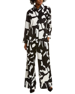 

Женский комплект из топа и брюк Beulah, черный, размер , 2 шт, NA