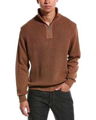 Защищенный от непогоды винтажный текстурированный пуловер Mens Xl