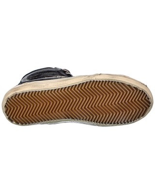 Pre-owned Golden Goose Slide Suede Sneaker Women's In Black