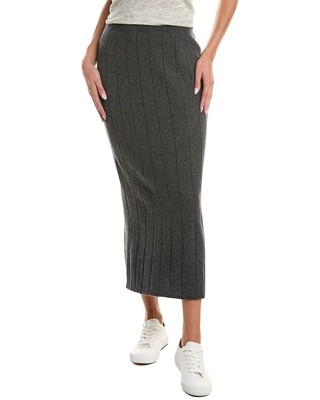 Eileen Fisher Cashmere Pencil Skirt Womens Grey Xxs