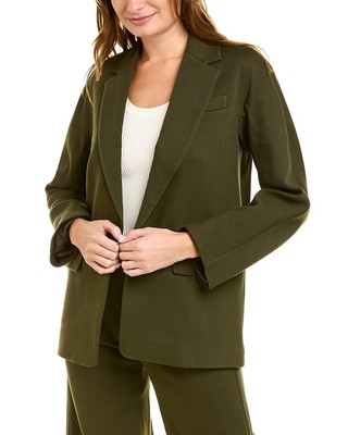 Vince Blazer Coat Womens Green 4