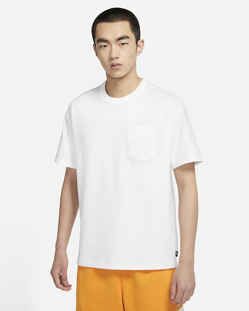 

Мужская футболка с карманом Nike Premium Essentials, белая/белая DQ9295-100, Белый, DQ9295-100