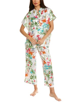 

N Natori 2 шт. Женский пижамный комплект Lotus Pond, белый размер