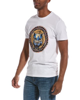 

Мужская футболка с рисунком Cavalli Class, Белый, NA