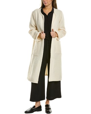 

Жаккардовая полушерстяная куртка Eileen Fisher женская, Белый, NA