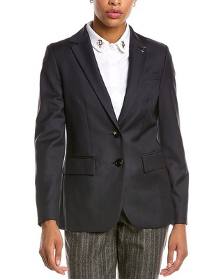 

Женский шерстяной пиджак Peserico, черный