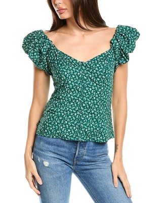 Nation Ltd Женская майка с рукавом Angel Bubble Cami Xl