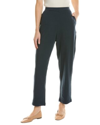 

Женские брюки до щиколотки Eileen Fisher с напуском, Синий, NA