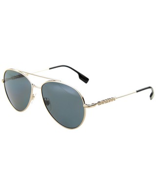 Burberry Womens Be3147 58 мм поляризованные солнцезащитные очки женские золотые