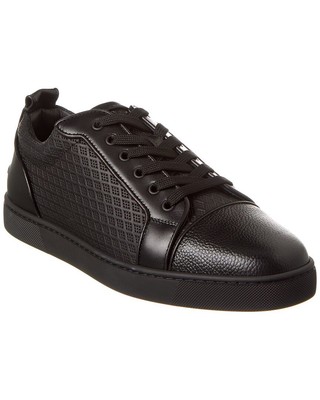 

Christian Louboutin Louis Junior Orlato Кожаные Кроссовки Мужские, Черный, NA