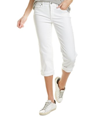 

Женские укороченные джинсы Nydj Marilyn Optic White  белые, Белый, NA