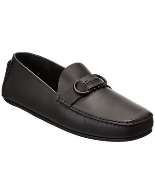 

Мужские кожаные лоферы Ferragamo Front 4 белые, Белый, NA