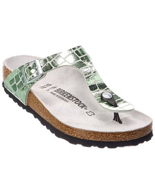 

Женские сандалии из микрофибры Birkenstock Gizeh Bs, Gator gleam mineral, NA