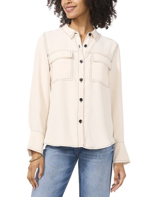 Женская блузка на пуговицах от Винса Камуто