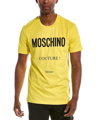 Футболка Moschino Logo Мужская Желтая 50