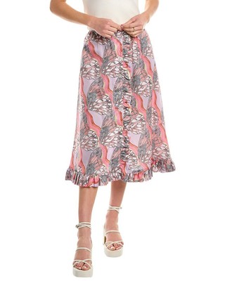 

Юбка-бабочка Temperley London женская, Фиолетовый