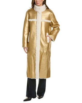 APPARIS APPARIS TILLY REVERSIBLE COAT WOMEN'S GOLD XS