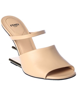 

Женские кожаные сандалии Fendi First, розовые 39,5, Розовый, NA