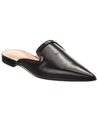 Кожаный мул Alberta Ferretti Женский черный 40