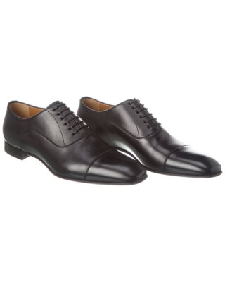 Christian Louboutin Greggo Кожаный Оксфорд (подлинный, бывший в употреблении) Мужской черный 40