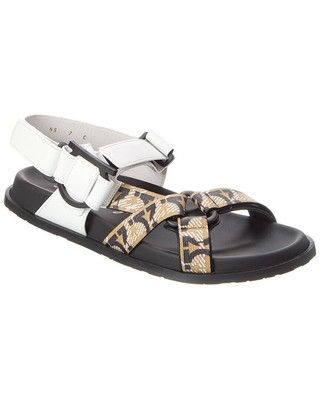 Кожаные сандалии Ferragamo Aja Женские белые 9.5 C