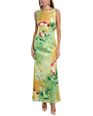 Платье Kay Unger Pippa женское зеленое 12