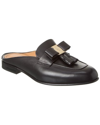 

Женские кожаные лоферы Ferragamo Onofria, Черный, NA
