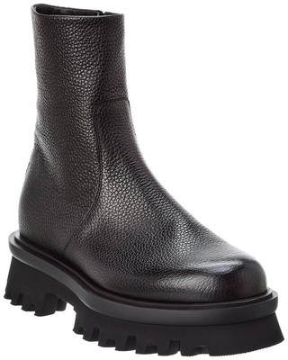 Кожаные ботинки Ferragamo Klem Женские черные 7.5