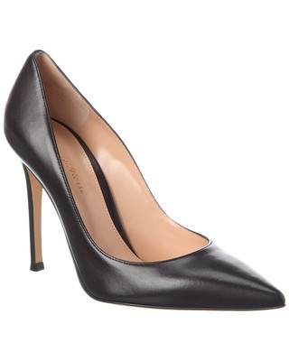 Кожаные туфли-лодочки Gianvito Rossi Gianvito 105 женские черные 37,5