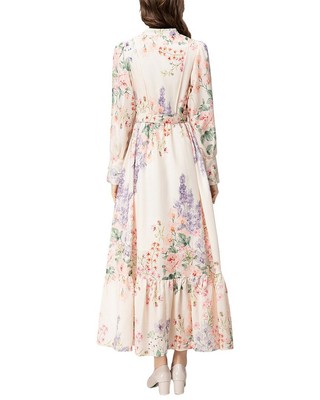 Pre-owned Burryco Midi Dress Women's In Pink