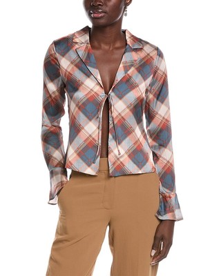 Почитайте этикетку Almost Famous Tie Front Blouse Womens