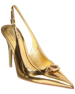 Женские туфли-лодочки Valentino Vlogo 90 на кожаной шнуровке