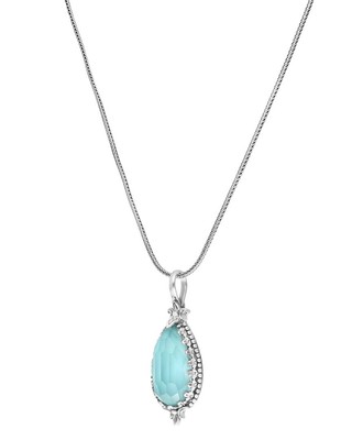 Pre-owned Konstantino Silver Gemstone Necklace Women's