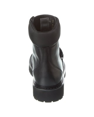 Pre-owned Valentino Garavani Valentino Leather Boot Men's Black 40