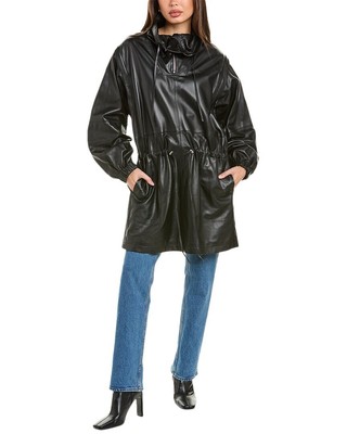 Женское кожаное пальто Helmut Lang