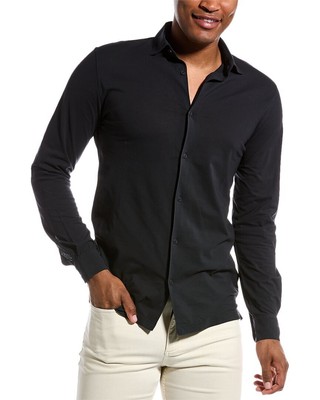 

Мужская тканая рубашка Kiton, Navy blue