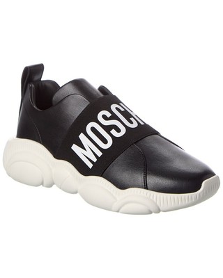 

Женские кроссовки Moschino с логотипом, Черный, NA