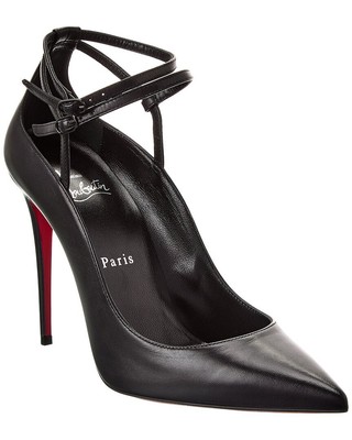 

Christian Louboutin Conclusive 100 Женские кожаные туфли-лодочки, Черный, NA