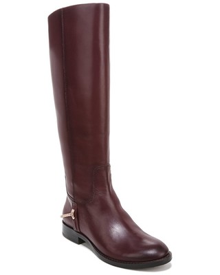 

Franco Sarto Lindy Кожаные женские ботинки с высоким голенищем, Bordo, NA