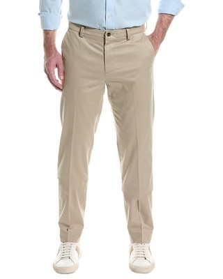 Мужские джинсы-чино Brooks Brothers Slim Fit бежевого цвета 36X32