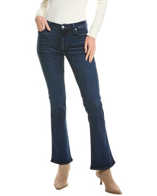 7 For All Mankind Кимми Марипоза Джинсовая женская обувь с коротким рукавом синего цвета 26