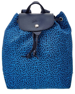 

Рюкзак Longchamp Le Pliage из нейлона и кожи женский, синий, NA