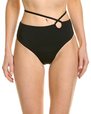 

Weworewhat Женские брюки с завязками на бретелях, Черный