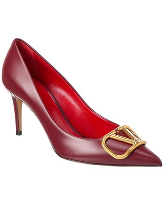 

Женские кожаные туфли Valentino Vlogo 80, Красный, NA