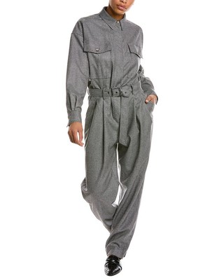 

Женский шерстяной комбинезон Brunello Cucinelli, Mgp c grigio