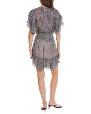 Pre-owned Isabel Marant Étoile Florise Mini Dress Women's In Blue